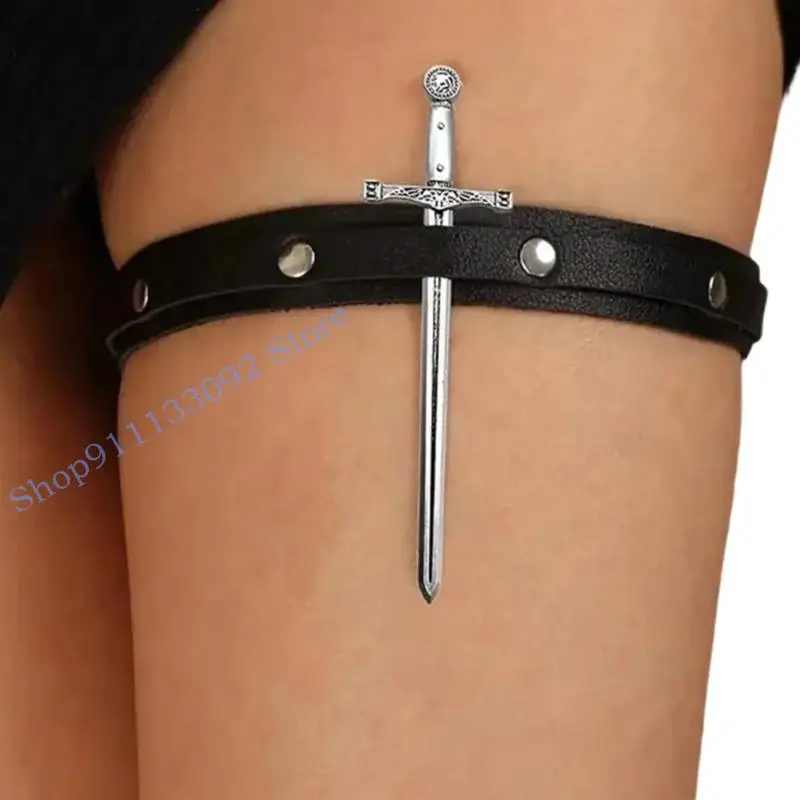 مجوهرات الساق المعدنية الفريدة من نوعها H9ED مثالية للهالوين والعروض المسرحية والمهرجانات الموسيقية