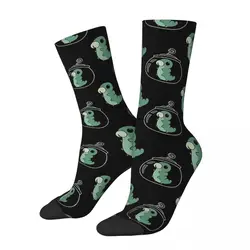 Hollow Knight Grub Pattern Socks Harajuku Super Soft Stockings All Season Long Socks Accessories for Man Woman Birthday Present