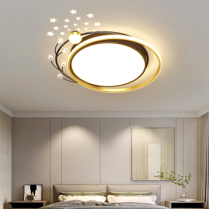 Lustre LED moderne en forme d'étoile imprimée, lampe nar, utilisé pour le salon, l'hôtel, la chambre à coucher, la décoration de la maison, l'éclairage intérieur