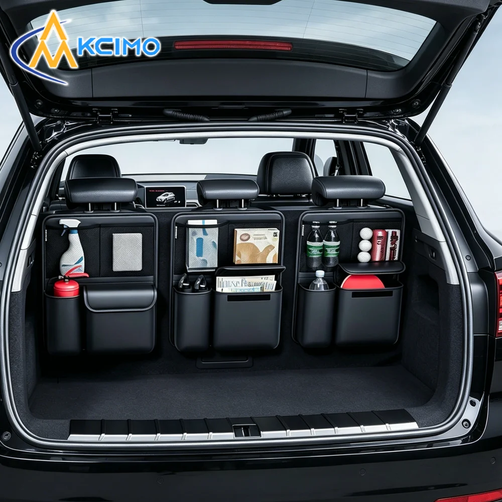 Car Trunk Organizer Storage Box Foldable Cargo Holder Anti-Roll Auto Accessories SUV Boot Space Saver Container