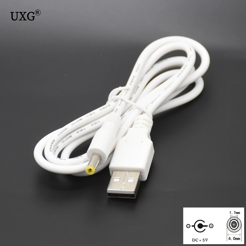 USB 2.0 Type A TO 5.5*2.5mm 2.1mm  4.0*1.7mm 3.5*1.35mm 2.5*0.7mm DC Plug Power Plug with Connector Cable 5v Charging Connector