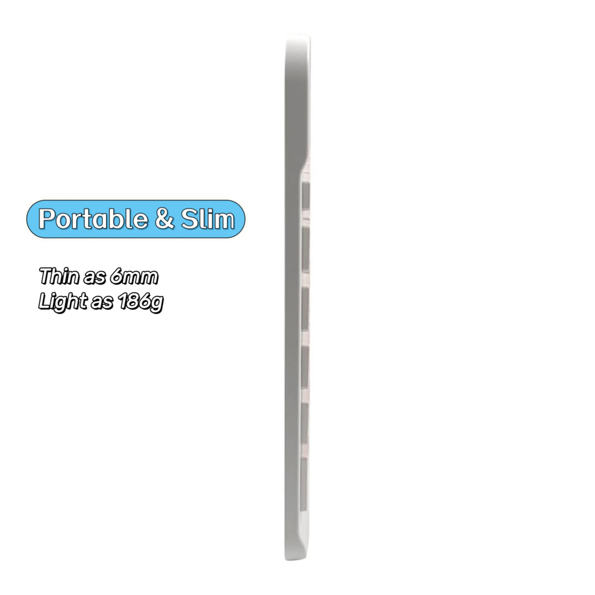 Teclado Bluetooth ultrafino de 78 teclas en idioma coreano |   Multidispositivo silencioso recargable con teclas calientes para Android iOS Windows