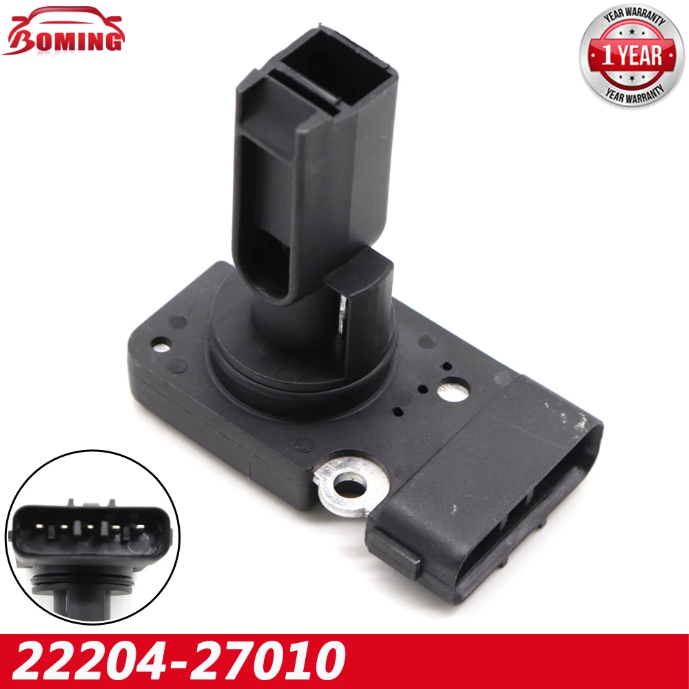 Czujnik przepływu powietrza MAF 22204-27010 Pasuje do TOYOTA AVENSIS PREVIA RAV 4 LAND CRUISER 2.0 D-4D AFH70M-23 Nowy