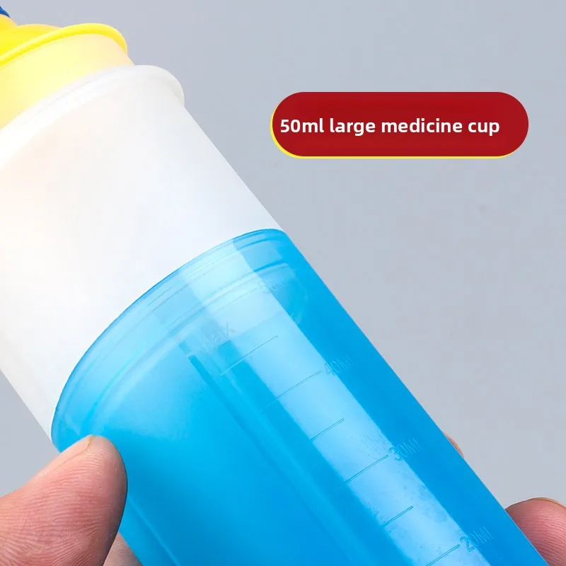 5 or 10 Count Disposable Nasal Spray Irrigator  Home Use Nose Cleansing Attachment for Children Portable Nebulizer