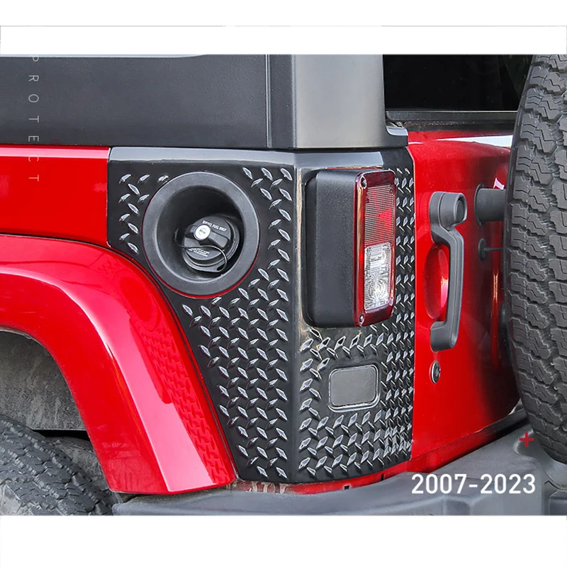 car taillight cover protect wheel brow corner trims for jeep wrangler jl jk 2007-2023 decoration kit part modify auto