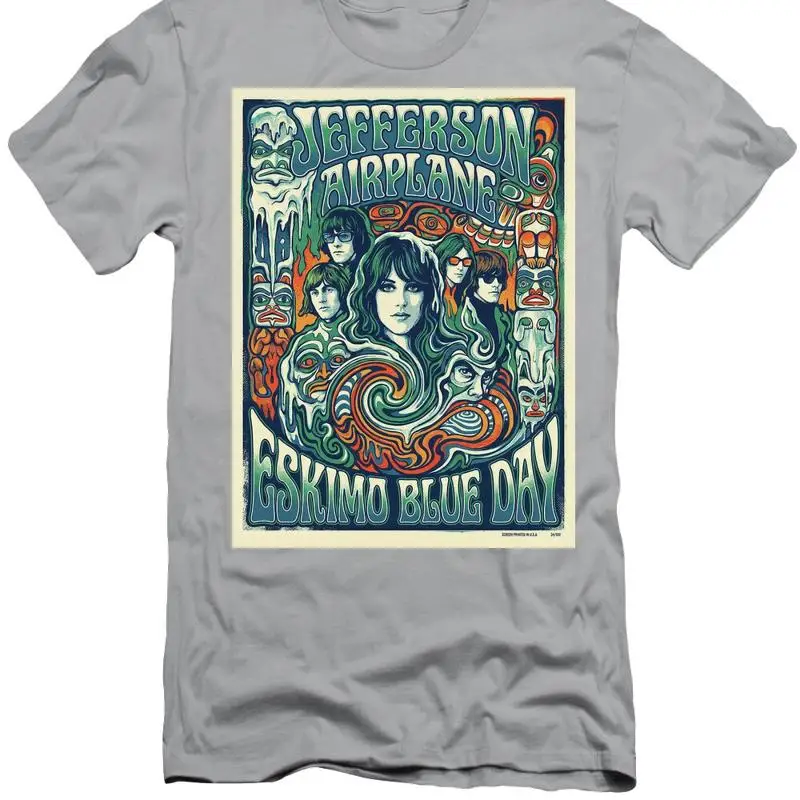 Jefferson Airplane Vintage Music Poster Tribute T-Shirt