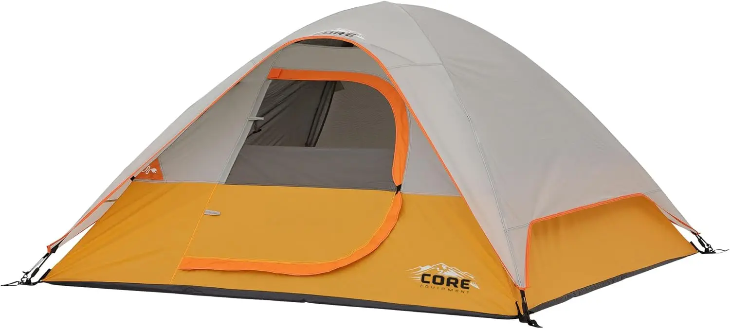 

Dome Tent for Family Camping, Hiking and Backpacking with Gear Loft