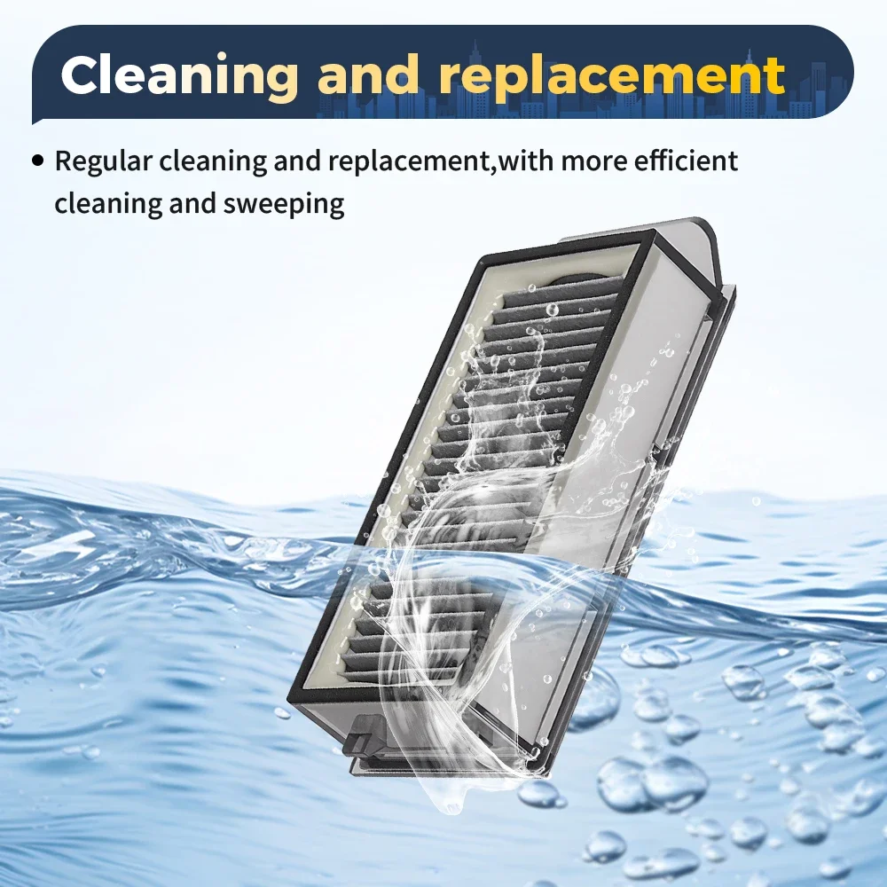 HEPA Filters For Dreame X50 Ultra X50 Master L50 Pro Ultra X50 PRO MOVA V50 Ultra X40 Enhanced Edition Robot Vacuum Durable Part