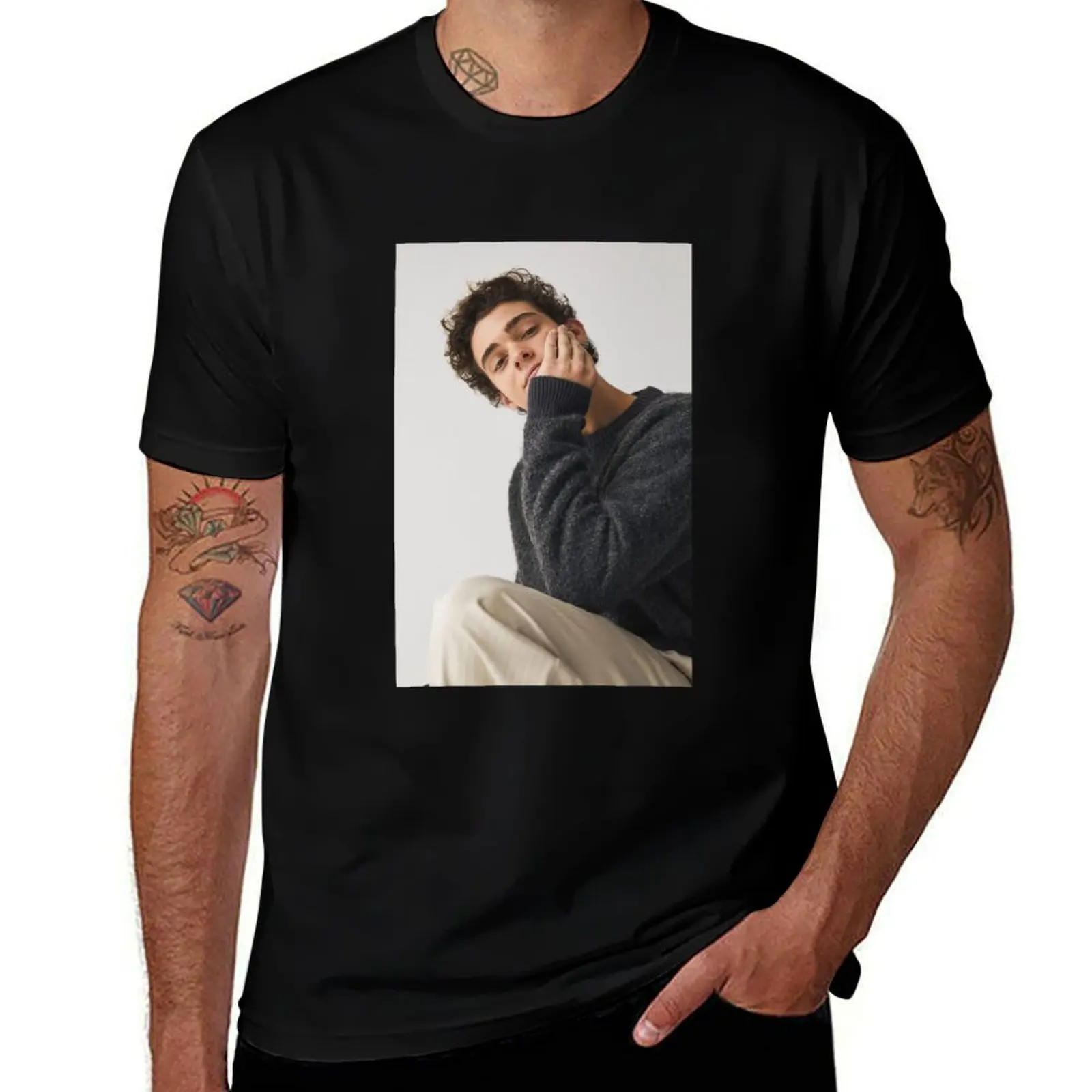 Joshua Bassett photo shoot T-Shirt Plus Size Outdoor Casual Top T-Shirt
