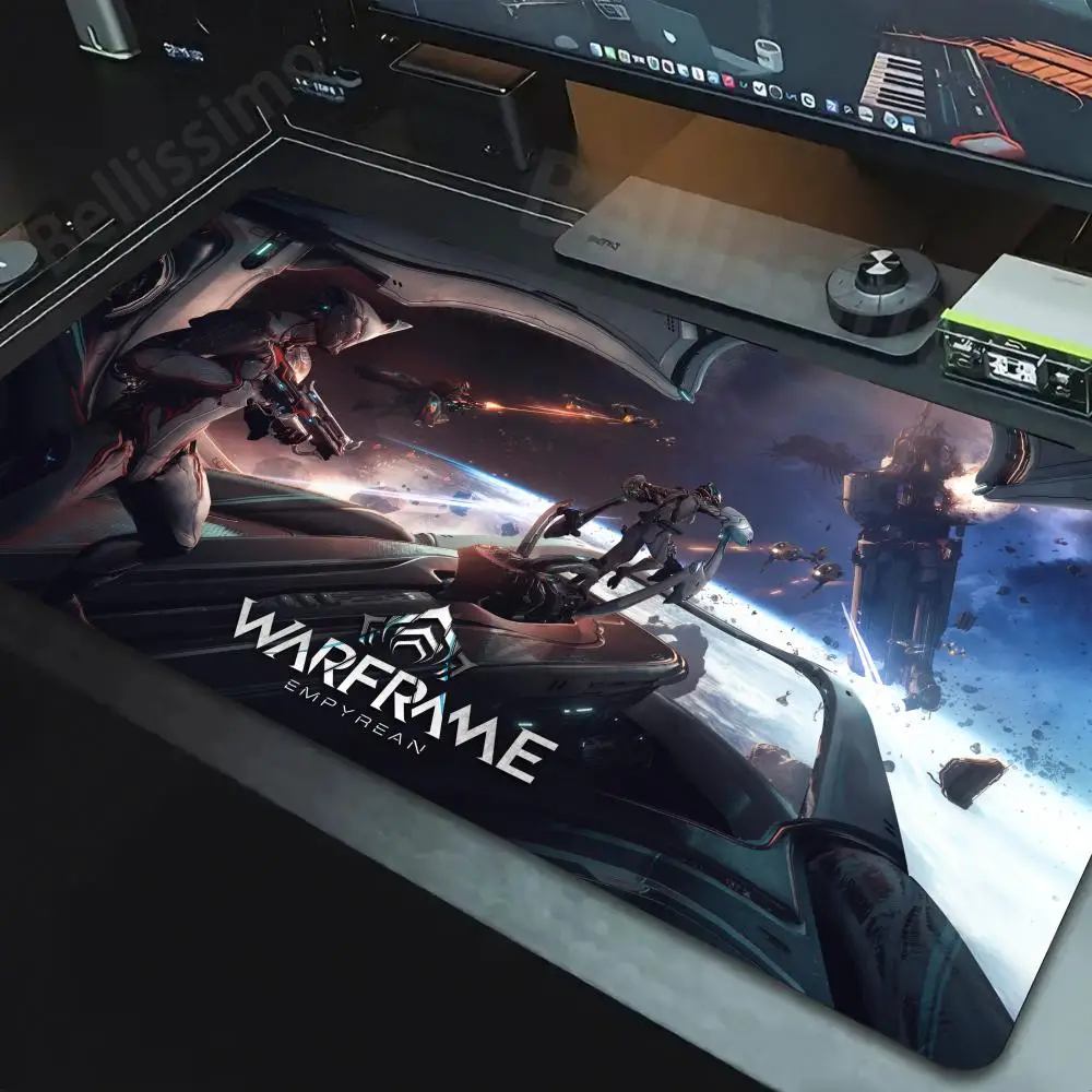 Game Warframes Natural Rubber Gaming mousepad Desk Mat Size for Game Keyboard Pad for Gamer 900x400mm XL