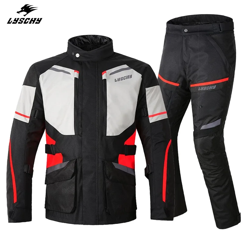 

Мотоциклетный костюм Wing, мужской и женский, четырехсезонный, водонепроницаемый, теплый, устойчивый к падениям и дышащий, мотоциклетный раллийный костюм