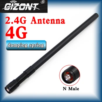 Outdoor 2.4GHz long range Wifi directional antenna N male 4G LTE spring damping antennas for Wifi Extender Hotspot 2.4GHz