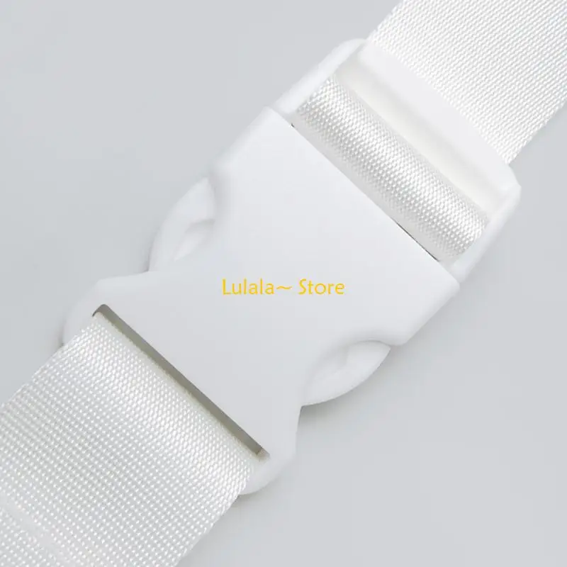 Y4QA Stylish Baby Crib Diaper Changing Pad with Safety Strap Feature Easy Cleaning Texture and Roll Proof for Infants