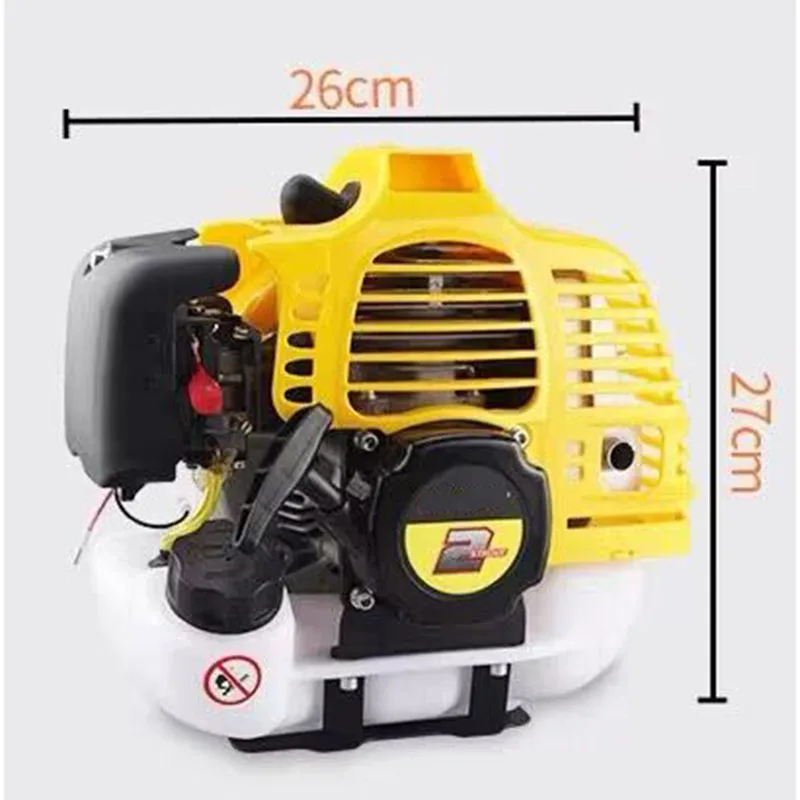 NEW 1.25Kw Lawn Mower Power Two-Stroke Gasoline Brush Cutter Lawn Mower Lawn Mower Engine Engine High Power Machine