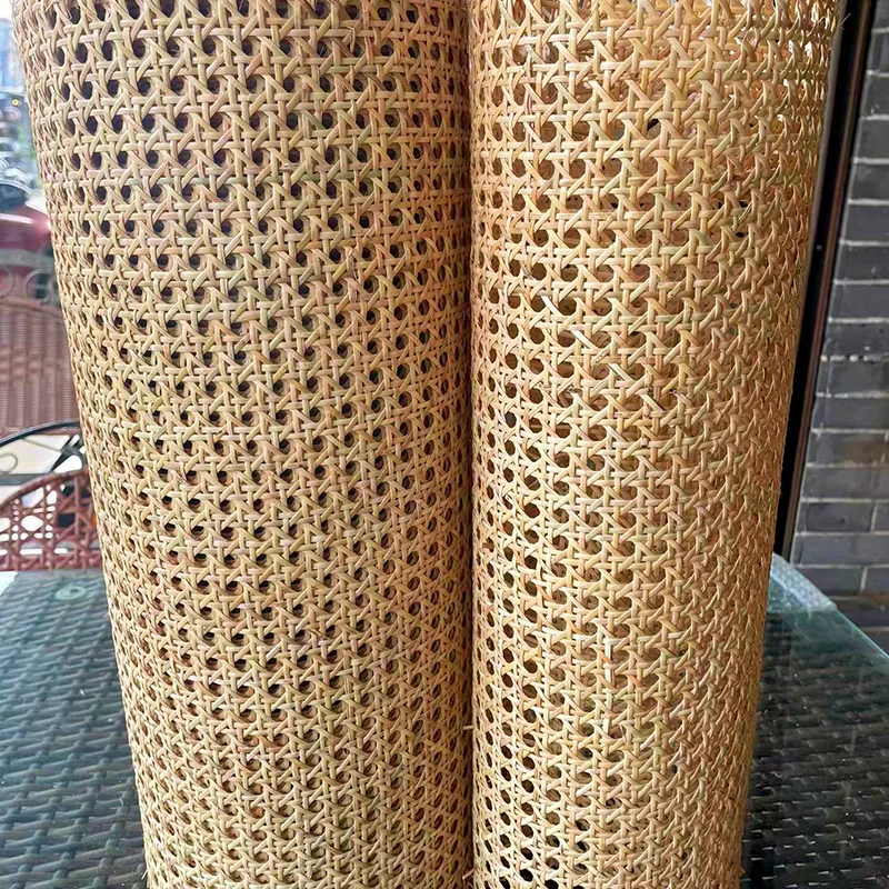 40cm 45cm Wide 0.3-5m Length Natural Real Rattan Webbing Roll Cane Wicker Sheet for Chair Table Furniture Repairing Material Hot