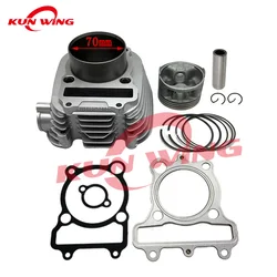 70MM Bore Cylinder Piston Kit for YAMAHA XT225 Serow 225 TTR225 TTR 225 230 TTR230 Motorcycle Engine Parts