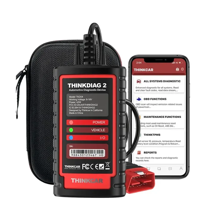 THINKCAR Thinkdiag 2 All System Support CAN FD Full Car Software 1 Year Free Update Auto Diagnostic Tool OBD-II Scan Scanner