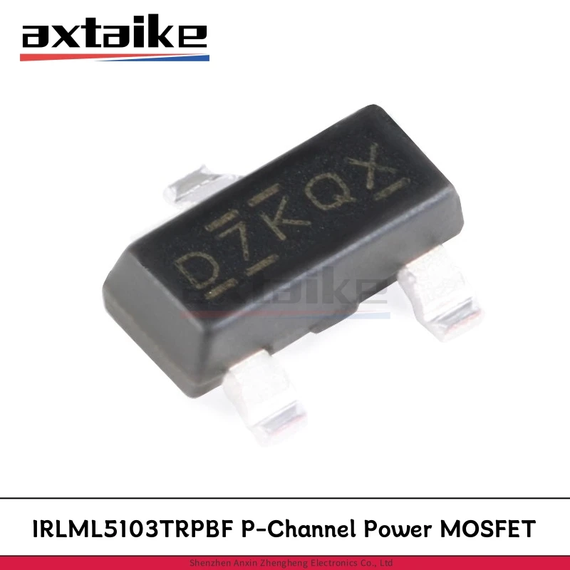 

20PCS IRLML5103TRPBF SOT-23 IRLML5103 760mA 0.76A 30V 540mW P-Channel Power MOSFET MOS Transistors
