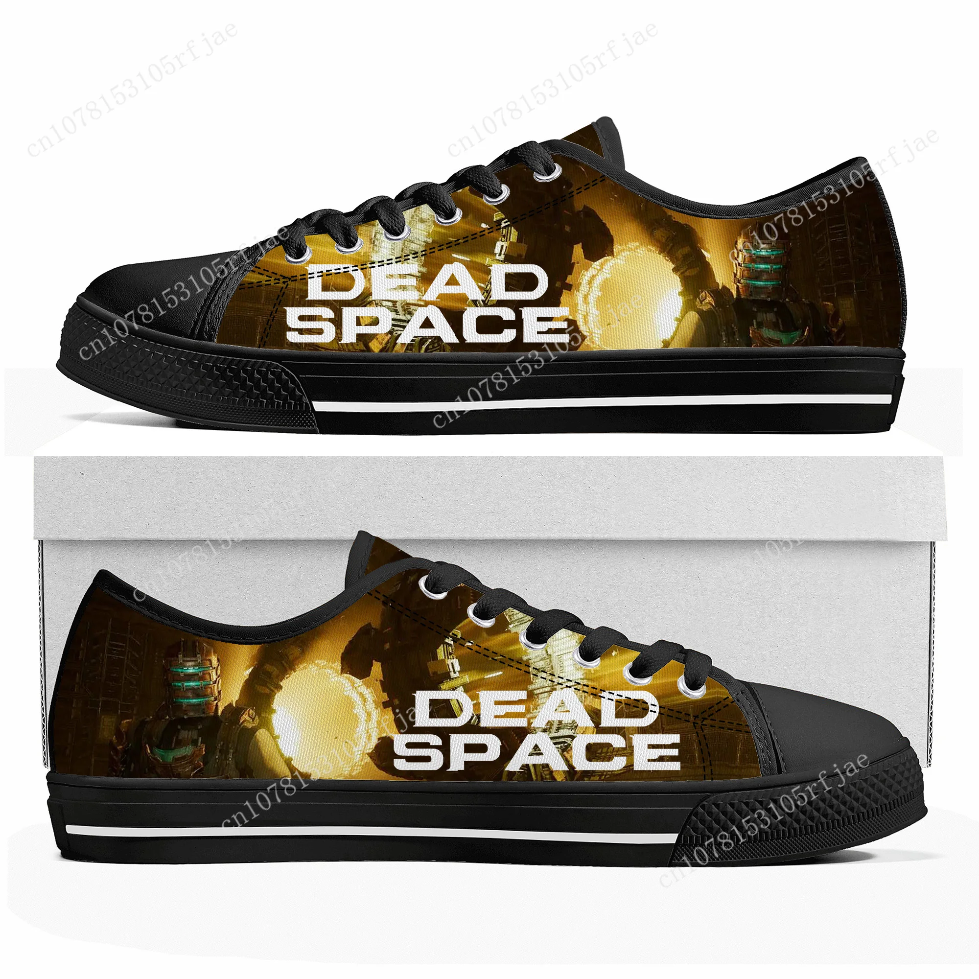 

Dead Space Low Top Sneakers Hot Cartoon Game Womens Mens Teenager High Quality Shoes Casual Fashion Tailor Made Canvas Sneaker