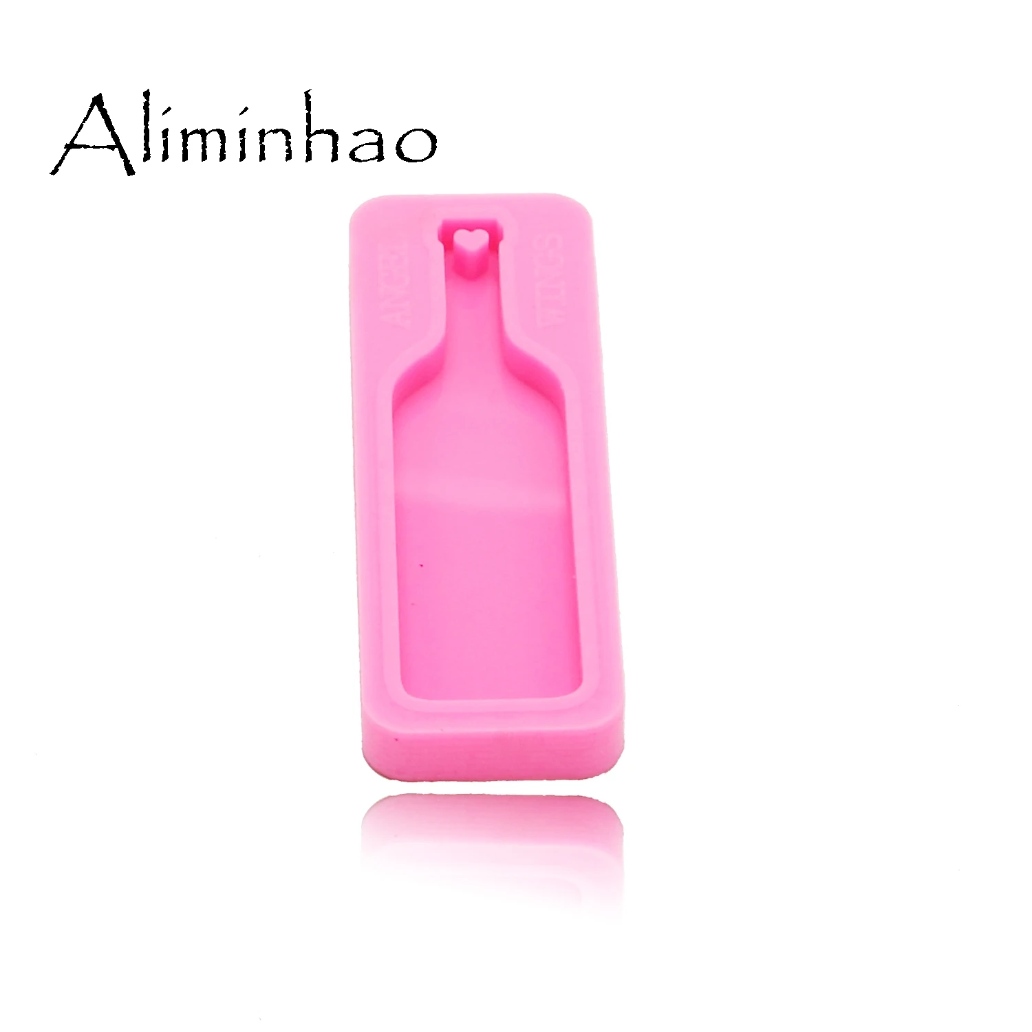DY0190 Shiny tumbler mold Silicone Molds DIY epoxy mould silicon Resin Crafting molds for Wine bottle shape keychains Mold