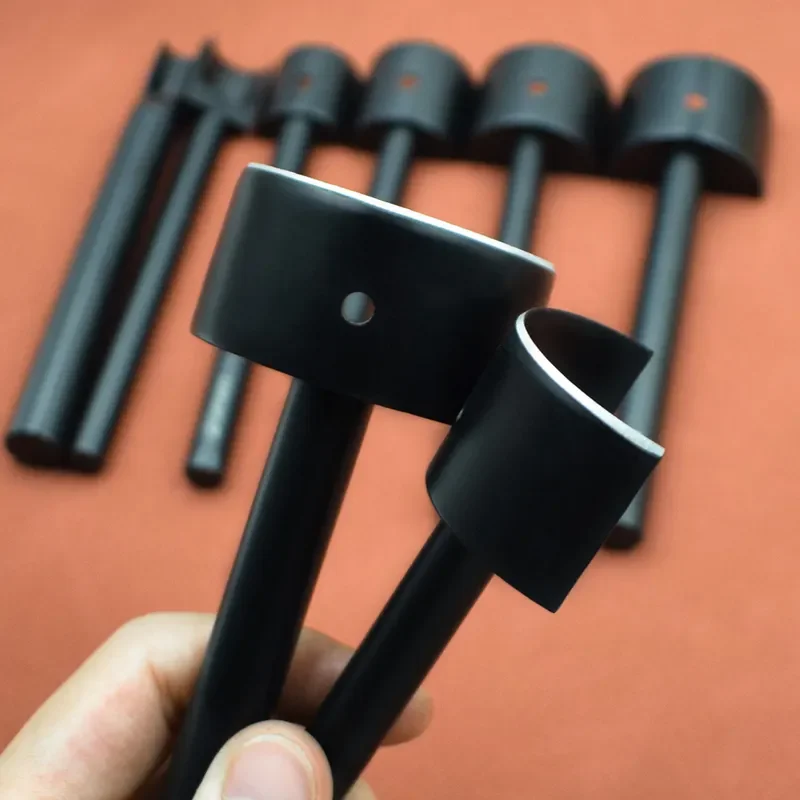 for Black Semicircular Leather Chopping Tool C-type Tail Cutting Belt Punching Knife Hand Craft Goods Making Supplies