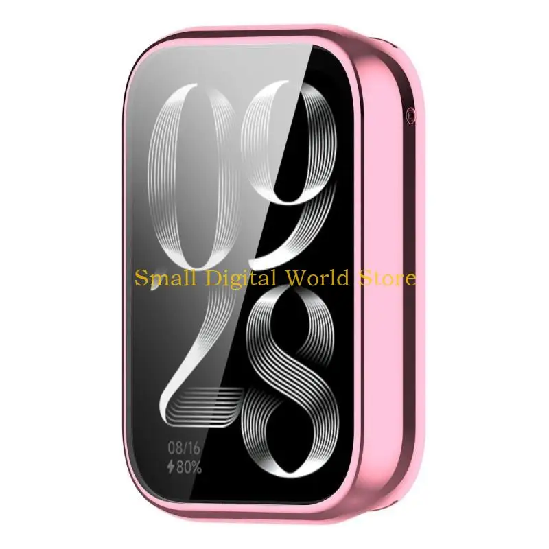 77UB Bracelet Protector Case Compatible for Band 8Pro Bumpers Shells Full Protective Cover Scratch Resistant Housing