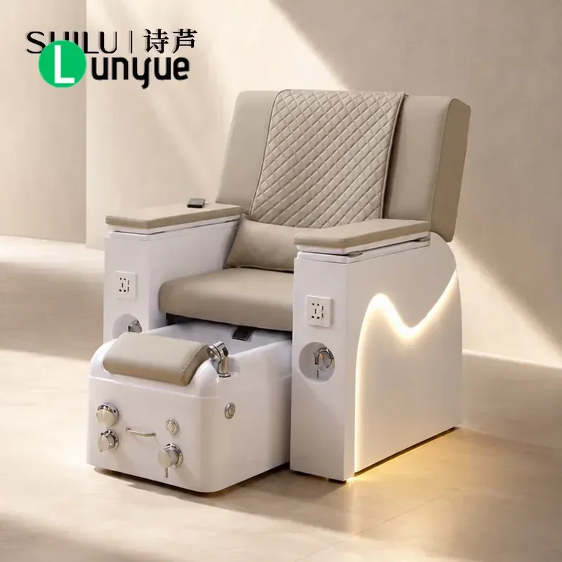 Electric Massage Foot Chair Recumbent Foot Care Sofa for Professional Beauty Salons Nail Salons Comfortable Relaxing Pedicure