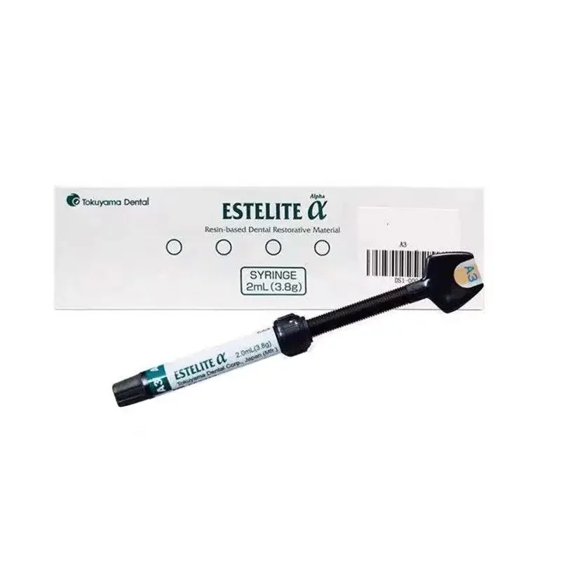 

Стоматологические материалы УФ-отверждаемая нано-смола ESTELITE Реставрация Передние задние дефекты зубов Износостойкая прочность Лаборатория