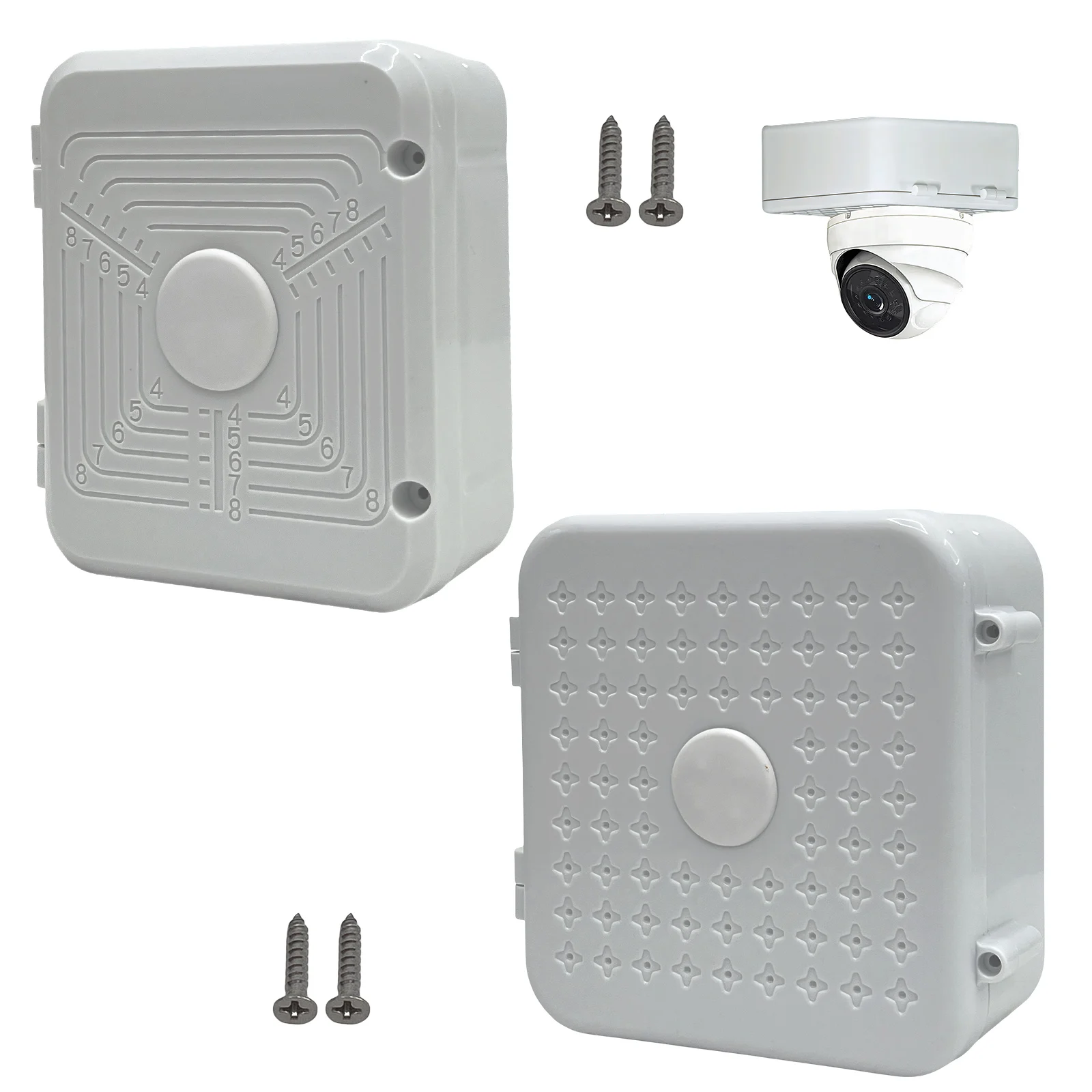 Rainproof Outdoor Junction Box, Plastic Electrical Shell Wall Bracket, Engineering Wall Electrical Box Junction Box