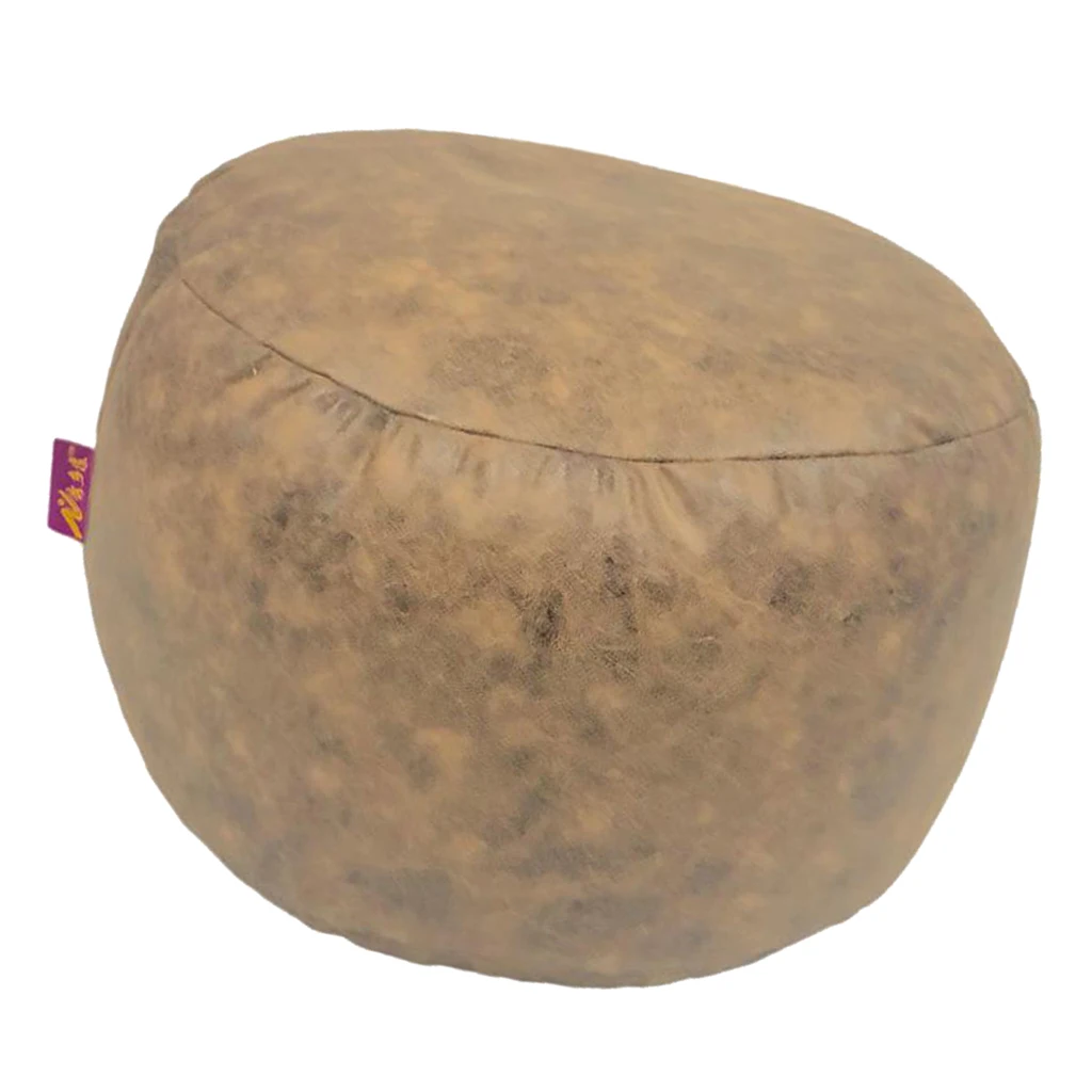 Footstool Slip Cover Water Proof Ottoman Pouf Stuffed Animal Storage Bag Chair Cover for Kids Bedroom Playroom