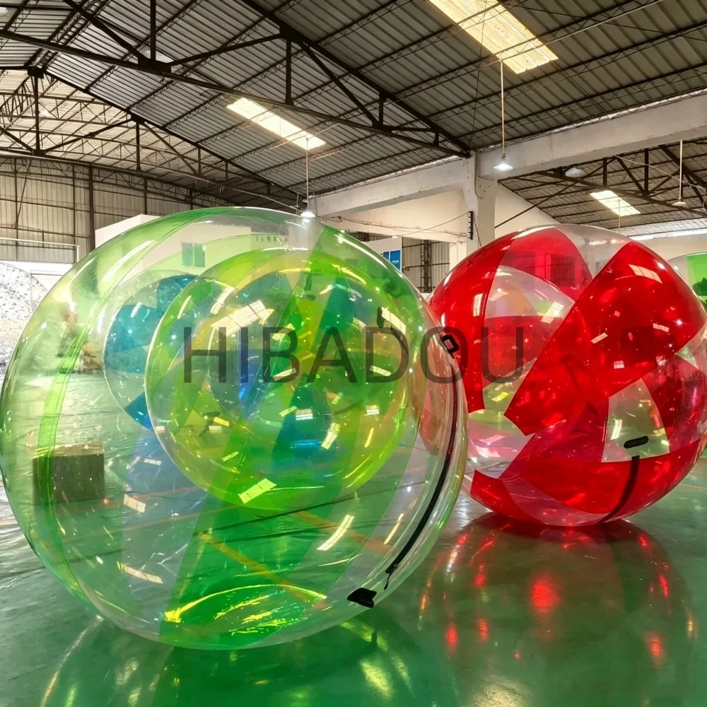 2m Dia Inflatable Water Ball Transparent Water Zorb Ball For Human Inside Pool Game Dancing Ball Water Walking