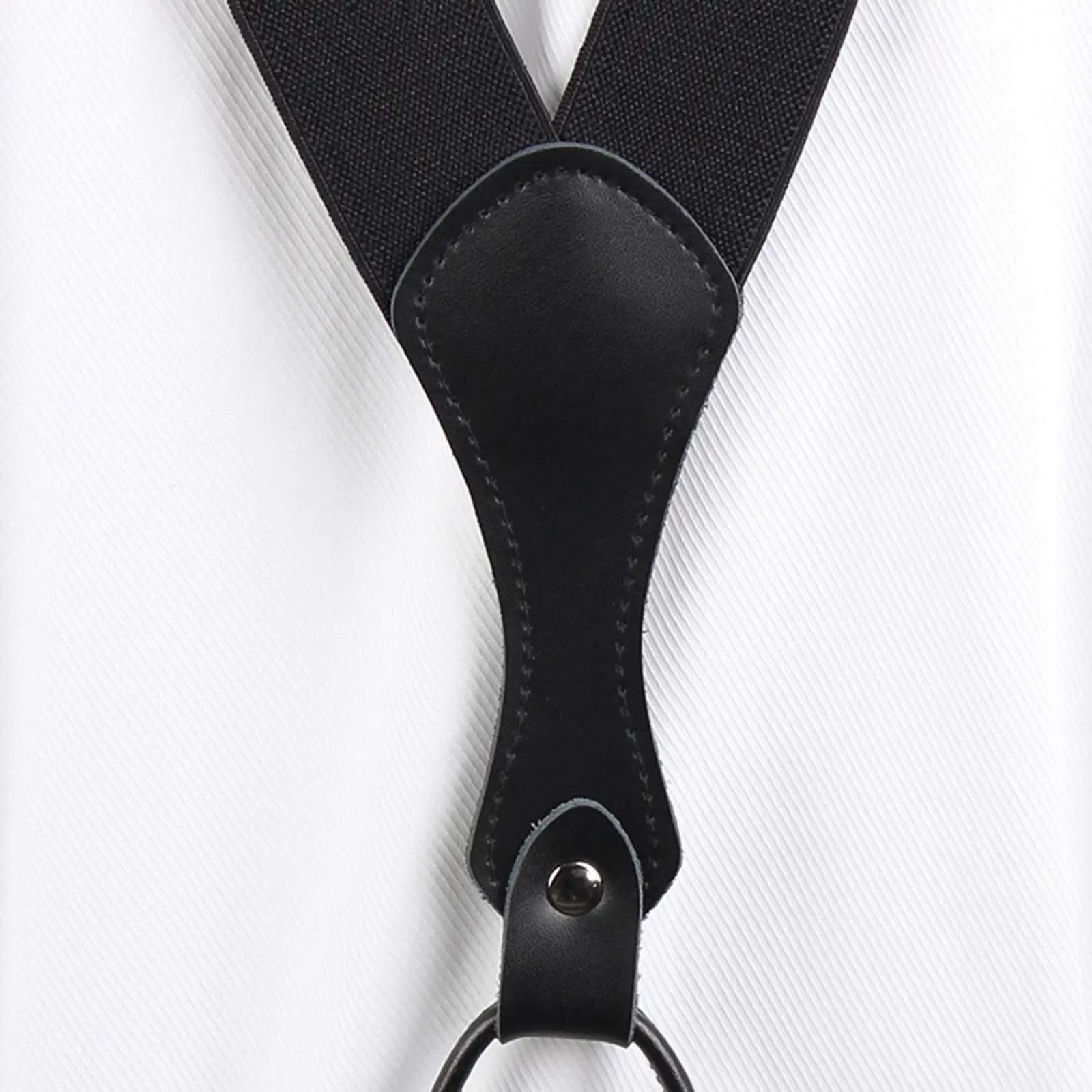 Suspenders for Y Shaped Adjustable with Swivel Hooks Casual Pants Straps