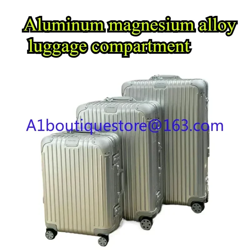 Aluminum magnesium boarding case, travel luggage 1 PCS