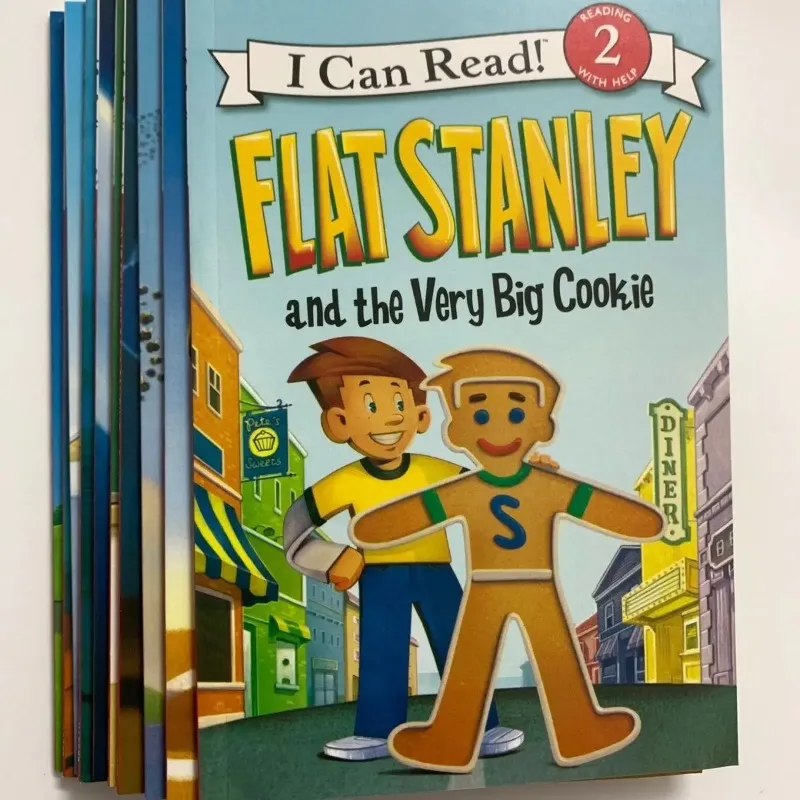 

Audio Reading Edition of Flat Stanley Series - 10 Books - I Can Read English Original Version