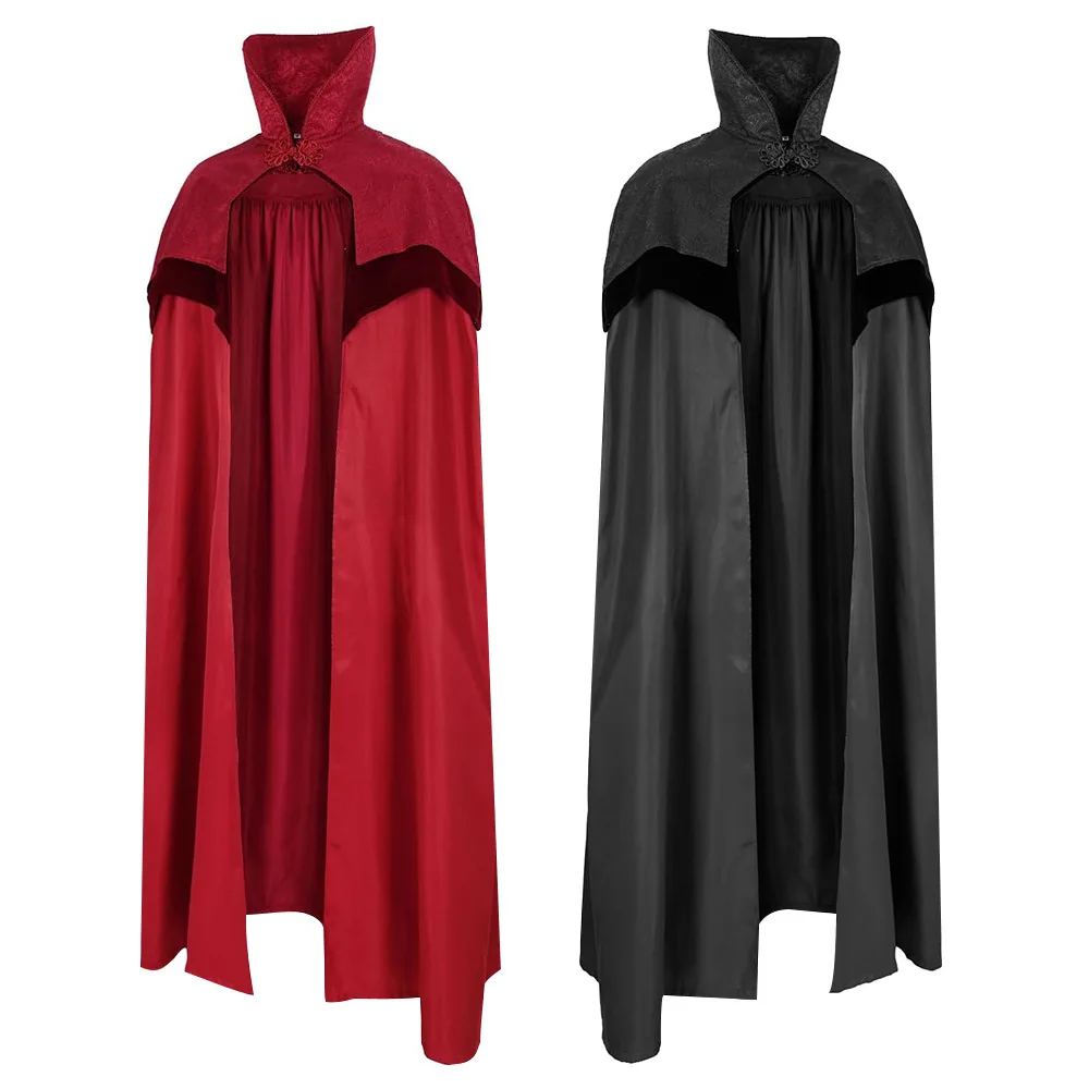 زي تنكري للهالوين على شكل مصاص دماء بياقة عالية، زي ساحر عرقي، ملابس تقليدية صينية للنساء للعروض المسرحية #3