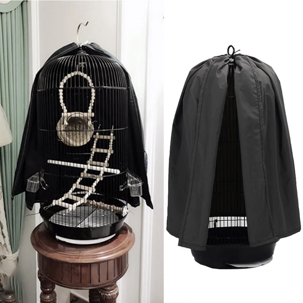 

Bird Cage Cover Durable Dustproof Easy Install Clean Breathable Cloth Bright Interior Cage Net Skirt Pet Supplies