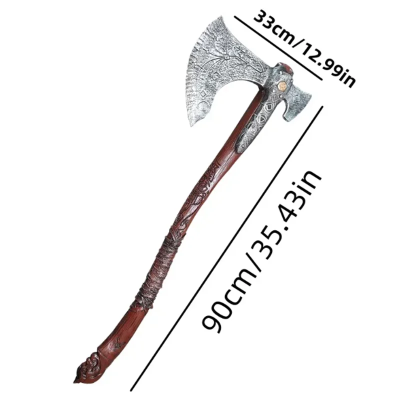1:1 Cosplay God of War 4 Home Decor War Beast Axe Leviathan Pirate Ghost Axe Prop Role Playing Cos Axe PU Model boy Toy Sword
