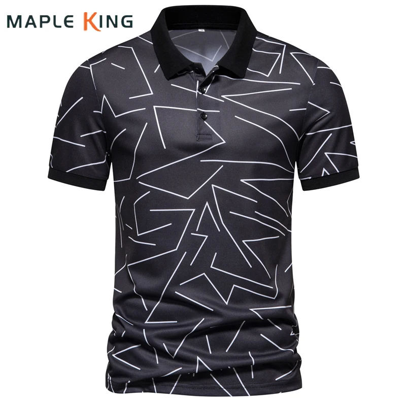 Мужские поло Vintage Hombre 2025 Летние футболки Одежда для гольфа Повседневная одежда с коротким рукавом Camiseta Estampada Hombre Роскошные топы Мужские рубашки-поло