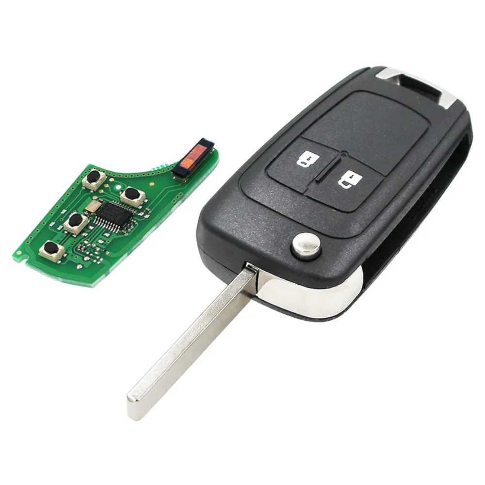 Ecusells Remote Car Key 315Mhz 433Mhz ID46 Chip HU100 for Opel Vauxhall Adam Astra J Cascade Corsa E Insignia Karl Mokka Zafira