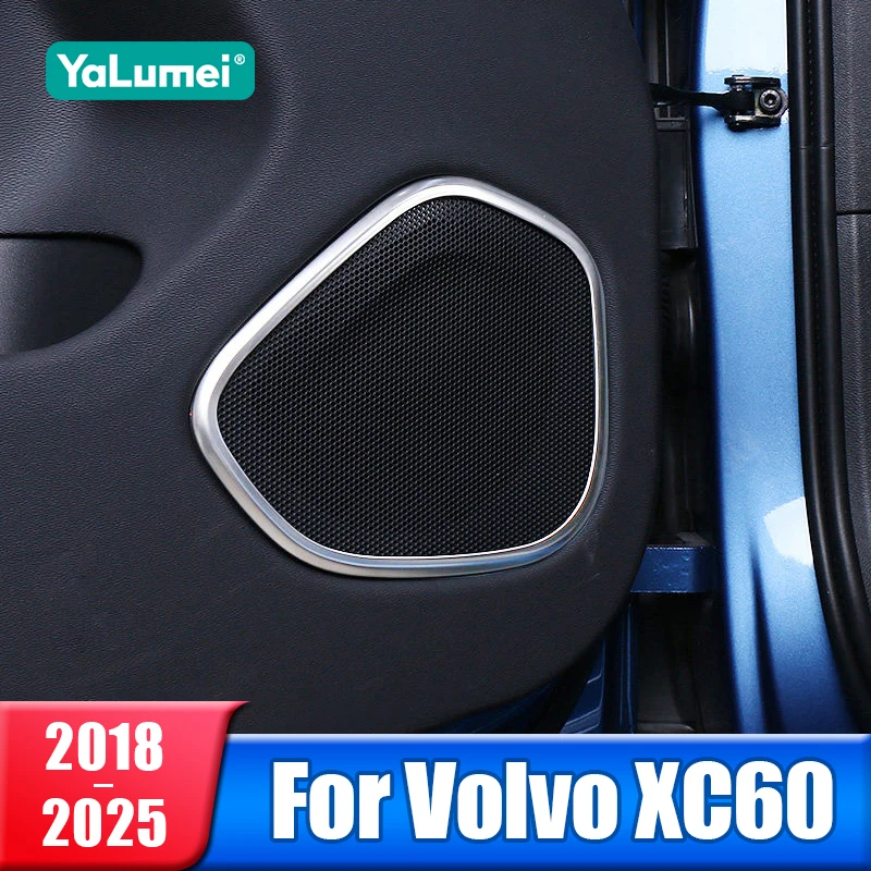 

Car Door Audio Speaker Cover Loudspeaker Tweeter Frame For Volvo XC60 2018 2019 2020 2021 2022 2023 2024 2025 Accessories