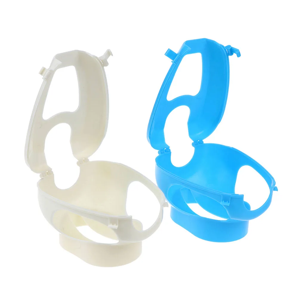 

2 Pcs Medication Feeder Fixture Birds Mounting Bracket Pigeon Fixed Holder Medicine Feeding Tool