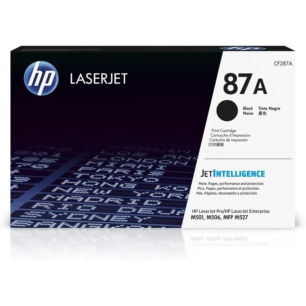 

Черный тонер-картридж 87A | Принтеры серии LaserJet Enterprise M506, MP M527, H M501 | C287A