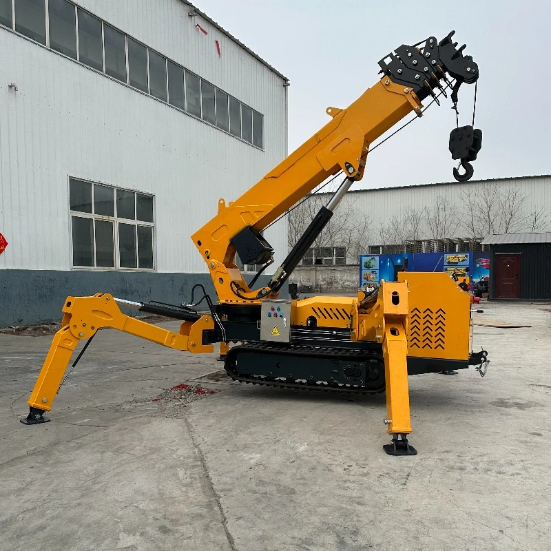 Spider Crane Self-Propelled Articulated Crawler Spider Crane With Aerial Work Platform Telescopic Lift Cherry Picker Boom Lift