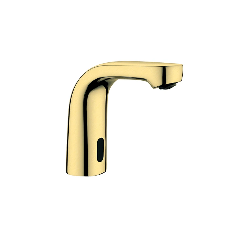 Keran sensor modern, wastafel, keran sensor cerdas inframerah AC/DC panas dan dingin