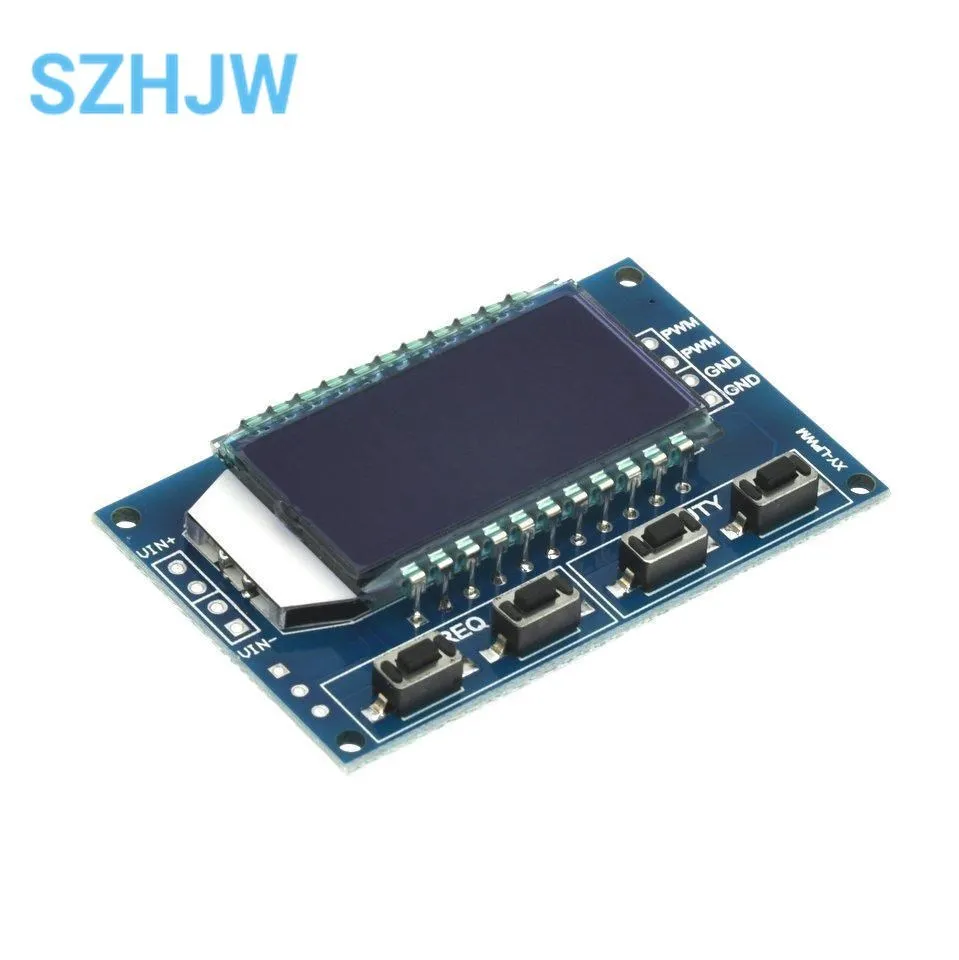 1Hz-150KHz Signal Generator Module Adjustable PWM Pulse Frequency Function Generator Duty Cycle TTL LCD Display 5V XY-LPWM