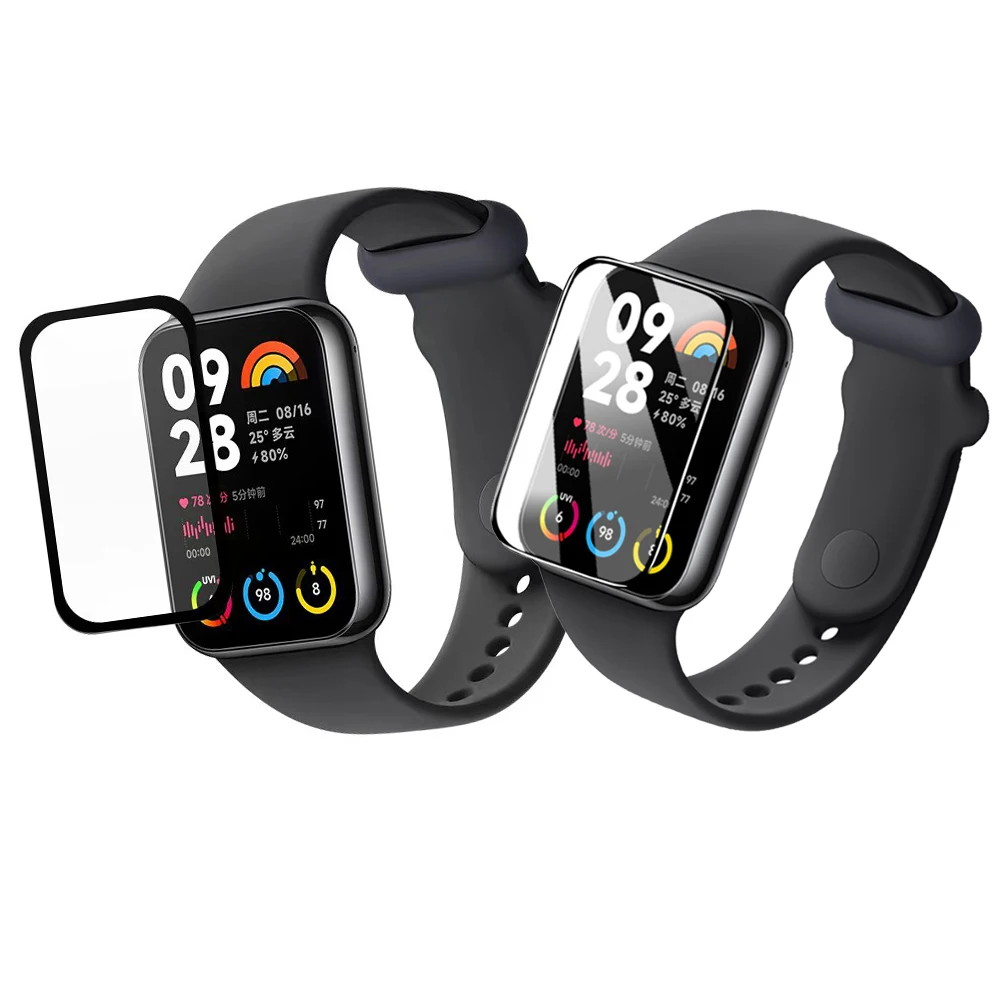 1/3/5 шт. Защитная пленка для часов Xiaomi Mi Band 8 Pro HD устойчивая к царапинам композитная пленка 3D смарт-часы защита экрана аксессуары