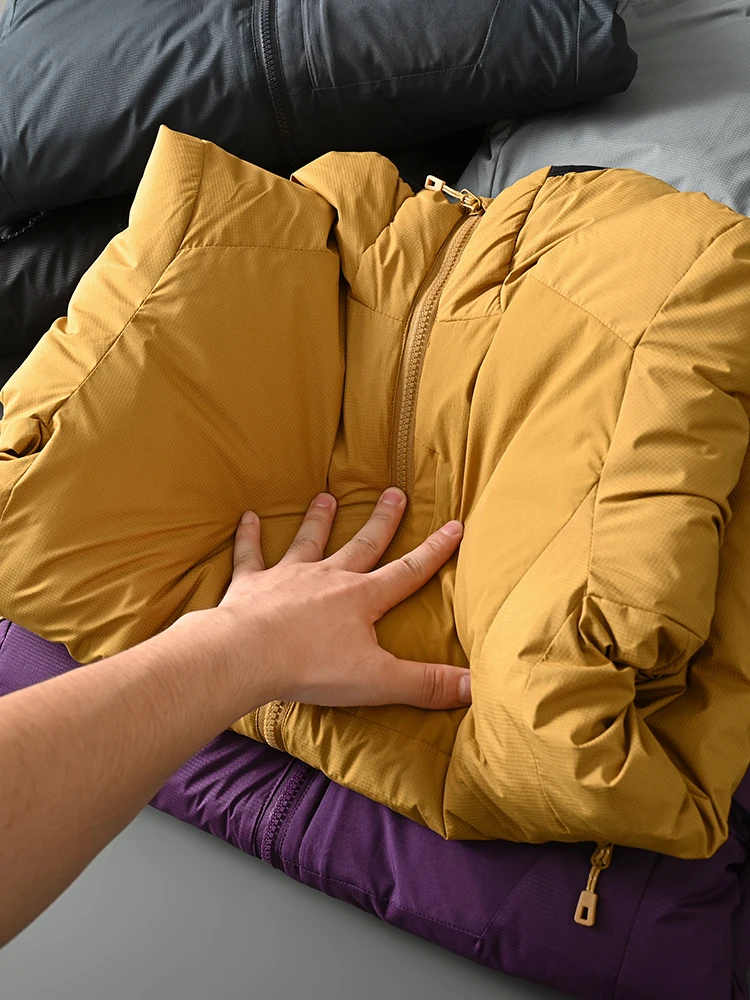 سترة رجالية مقاومة للبرد القاسي في الهواء الطلق مقاومة للرياح وتقنية التدفئة من الجرافين مملوءة بالقطن، طراز حضري عصري #5