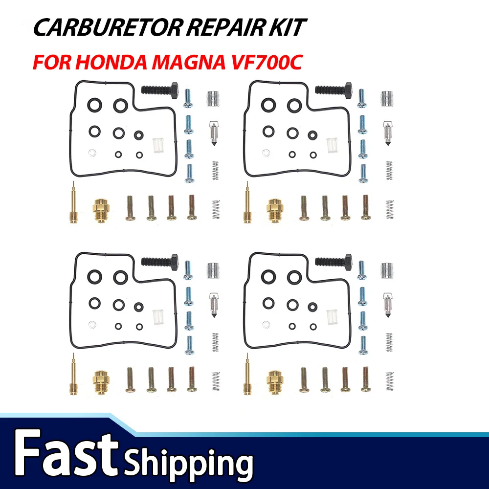 4X CARBURETOR CARB REPAIR REBUILD KIT FOR HONDA MAGNA VF700C INTERCEPTOR VF700F