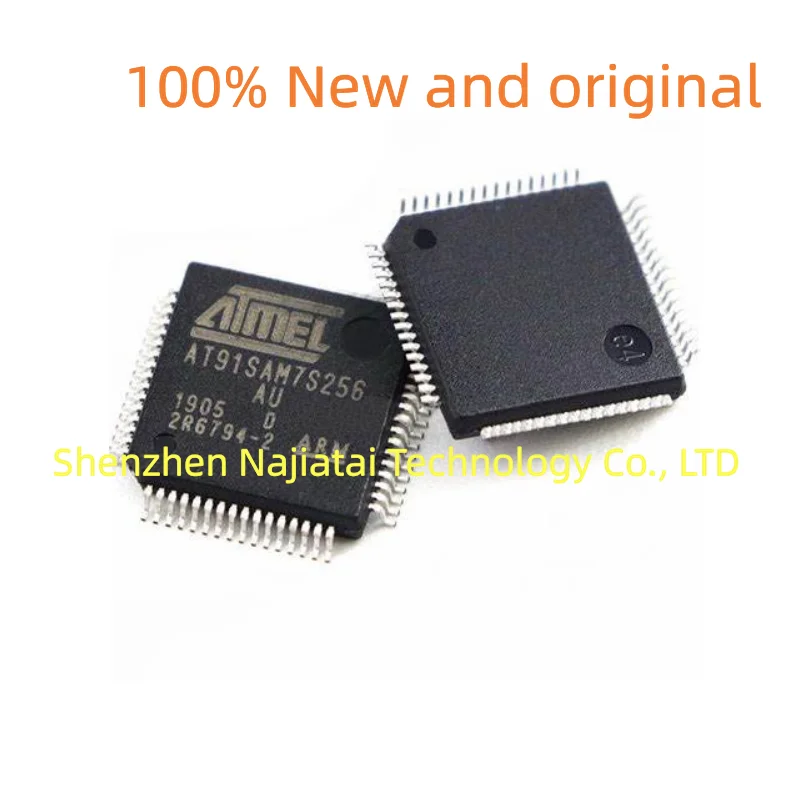 

10PCS/LOT 100% New Original AT91SAM7S256D-MU AT91SAM7S256D AT91SAM7S256 QFP64 IC Chip