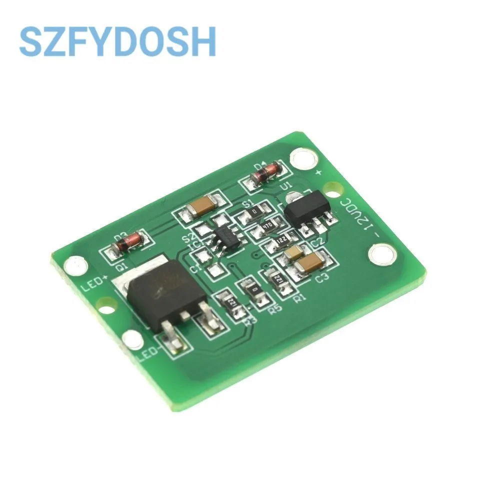 12V Capacitive Touch Switch Sensor Module Push Button Touching Key Module Jog Latch With Relay DC 6-20V 3A TTP223 Module